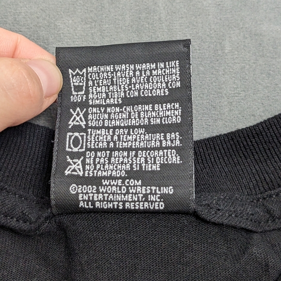 2002 WWE Scratch USA Shirt American Flag XL RARE Wrestling Vintage Distressed - Picture 6 of 6